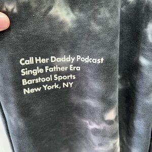 Gray Tie-Dye Call Her Daddy Sweatpants